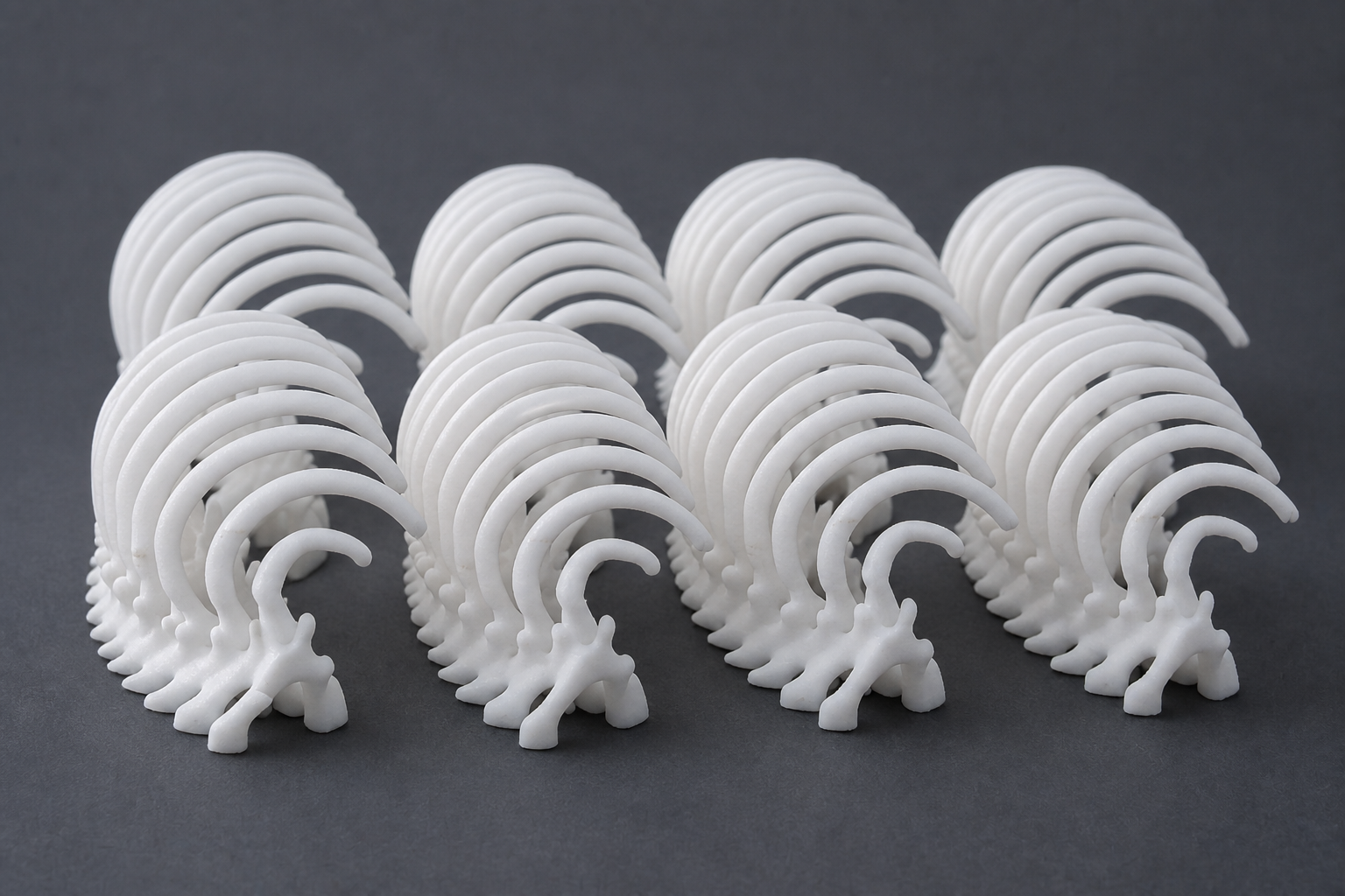Forme organiche in serie stampate in nylon — Castalia Lab